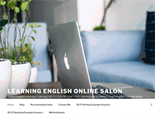 Tablet Screenshot of learningenglishonlinesalon.com